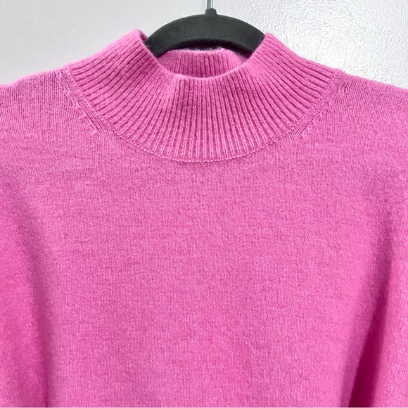 NWT Los Angeles Atelier & Other Stories Barbie Pink Knit Sweater Belted Dress - Picture 3 of 16
